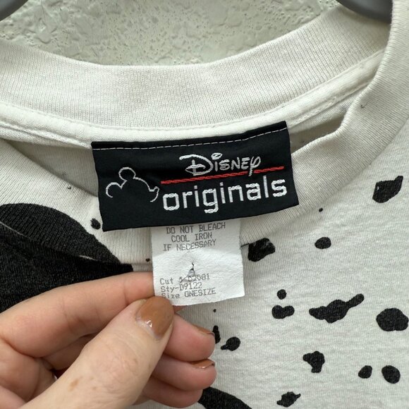 VTG Disney Originals Mickey Mouse Splatter AOP USA Made T Shirt Adult Onesize - Picture 2 of 9